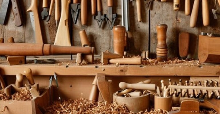 artisanal-workshop-tools-stockcake